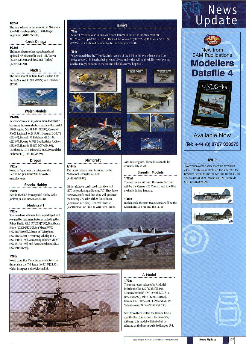 Scale Aviation Modeller International 2001-02